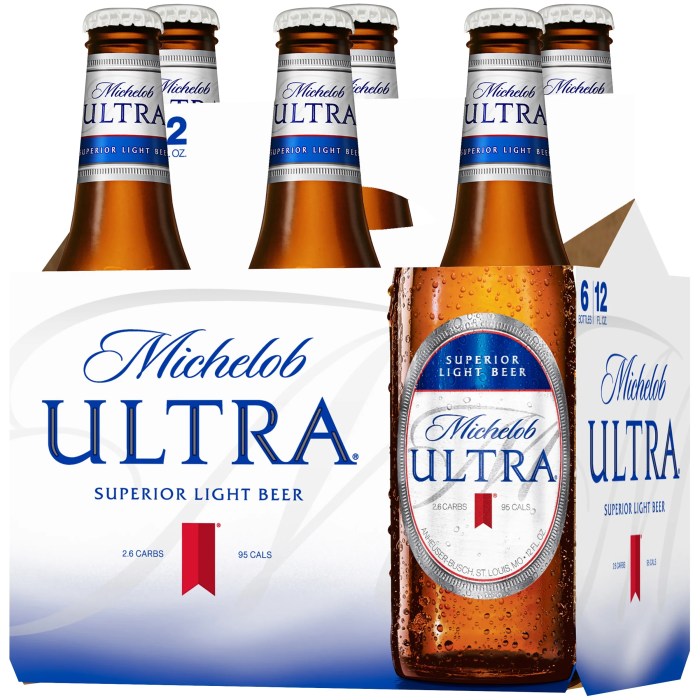 Michelob light golden beer nutritional information