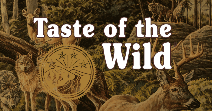 Taste of the wild nutrition facts