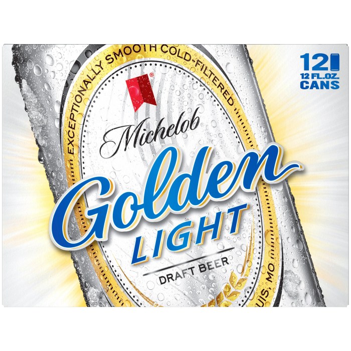 Michelob golden light nutrition facts