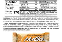 Nugo bars nutrition facts