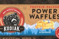 Kodiak cakes waffle nutrition