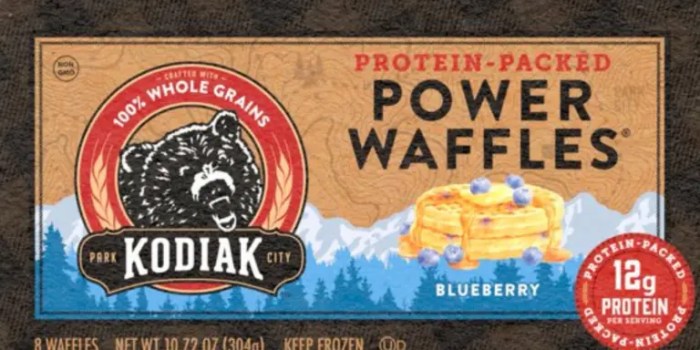 Kodiak cakes waffle nutrition