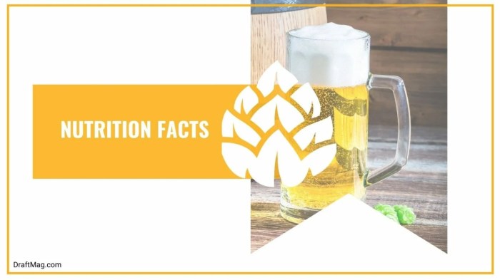 Michelob golden light nutrition facts